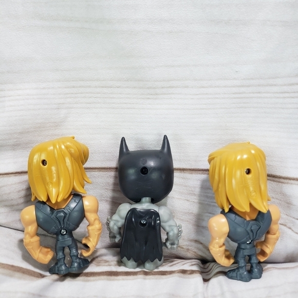 Sonic Wacky Pack 2021 Batman & 2022 He-Man Figures 4 Inch Posable Arms - Picture 8 of 9